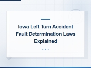 Iowa Left Turn Accident Fault Laws Explained